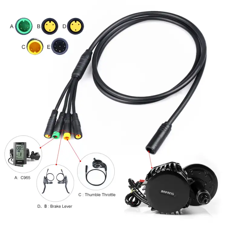 1000W mid drive electric bike motor kit 48V includes other parts