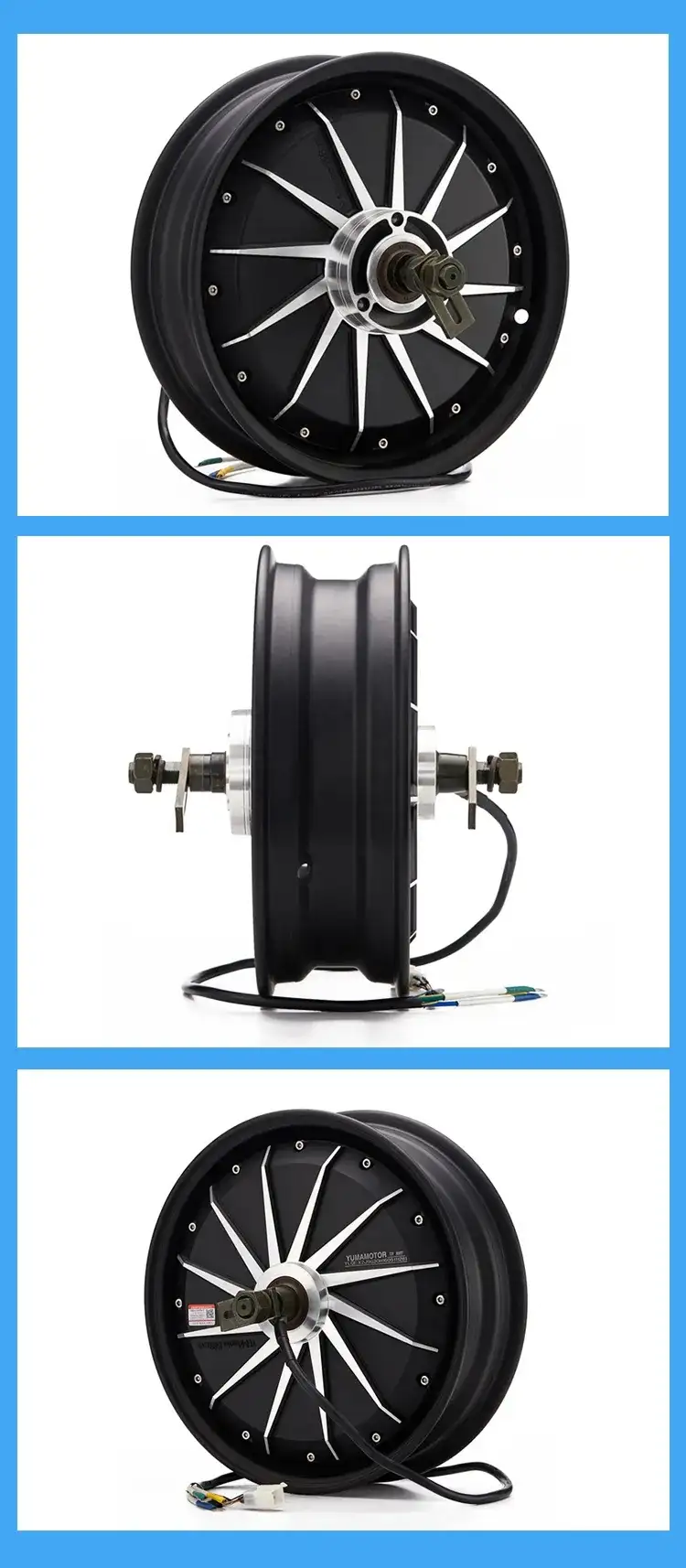 12 Inch 2000W 4000W 72V Hub Motor