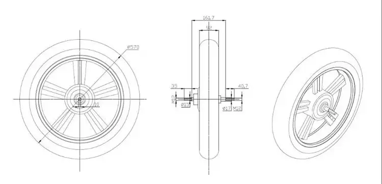 48V Hub Motor for E bike Kit 500W 750W 1000W Hub Motor