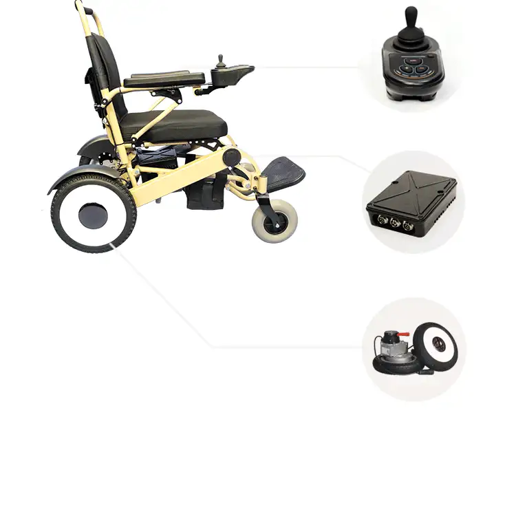 8-10-12 inch wheelchair electric hub motor with solid wheels