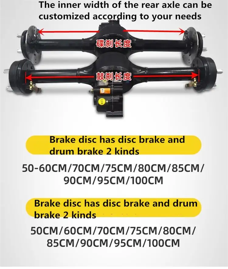 Electric Rear Axle Assembly for Vehicles