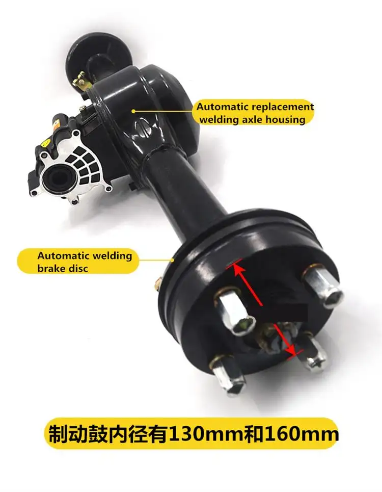 Electric Rear Axle Assembly for Vehicles