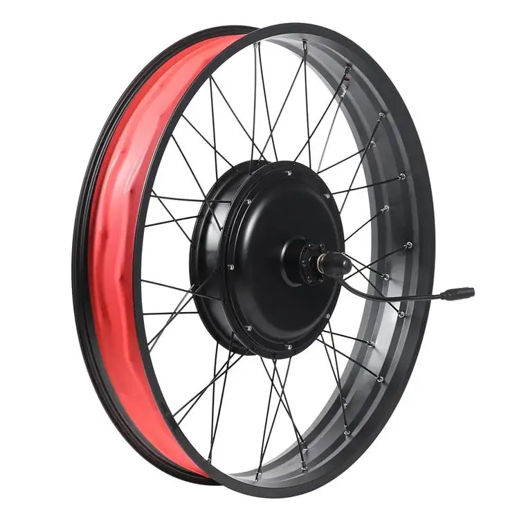 Waterproof 48V 1500W motorized bike wheel