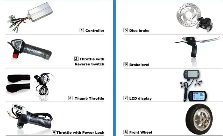 brushless hub motor 8 inch electric scooter removable